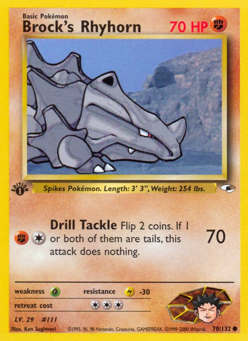 Brock's Rhyhorn (70) [G1 - 070/132]