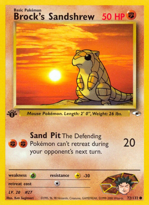 Brock's Sandshrew (72) [G1 - 072/132]