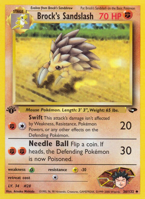 Brock's Sandslash [G2 - 036/132]