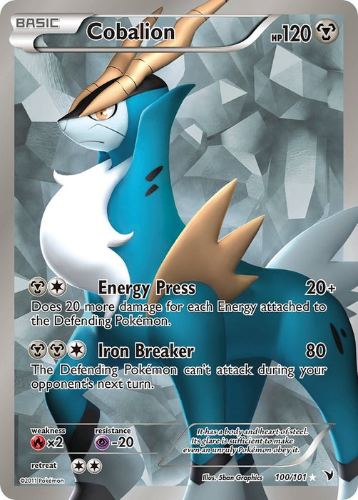 Cobalion (100 Full Art) [NVI - 100/101]