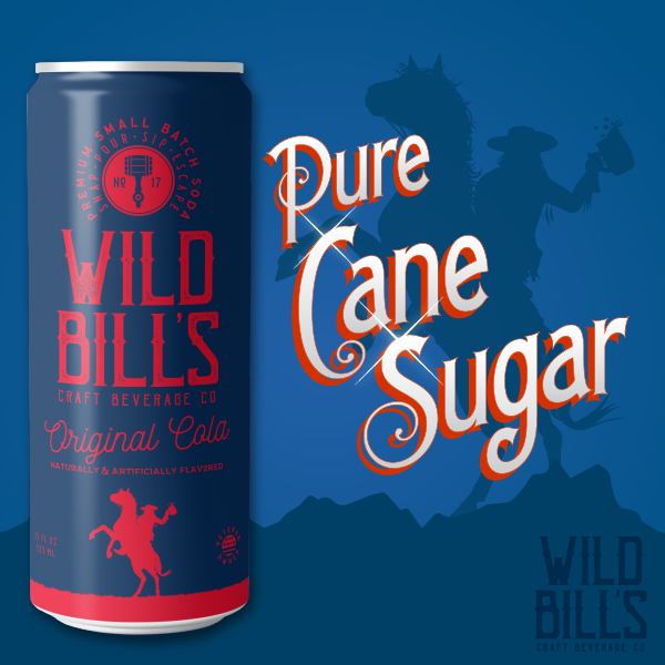 Original Cola - Premium Cane Sugar Soda, 12-Pack, Cans