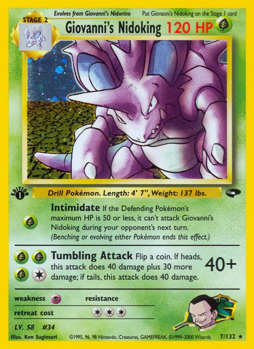 Giovanni's Nidoking [G2 - 007/132]