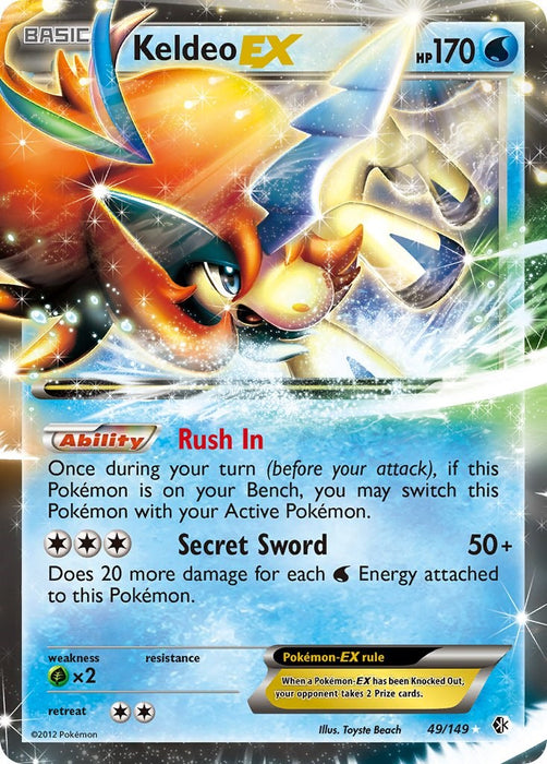 Keldeo EX [BCR - 49/149]