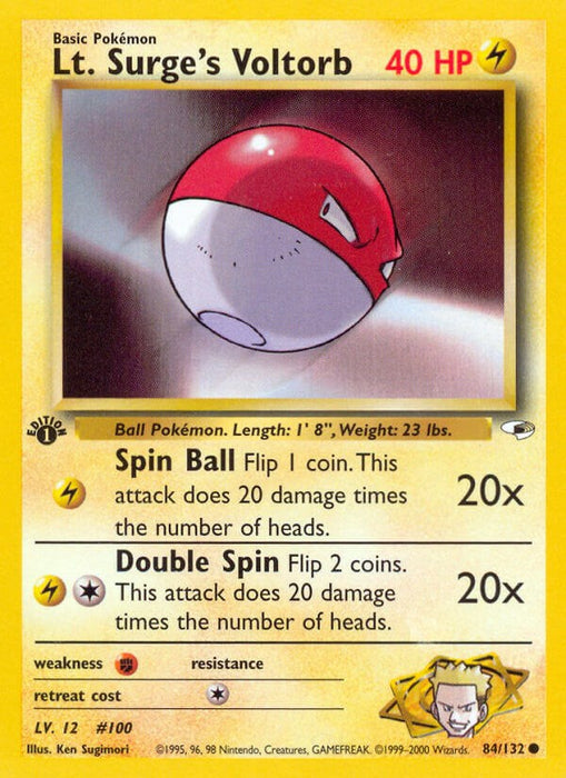 Lt. Surge's Voltorb [G1 - 084/132]