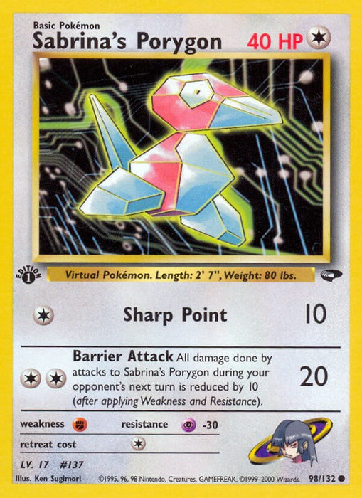 Sabrina's Porygon [G2 - 098/132]