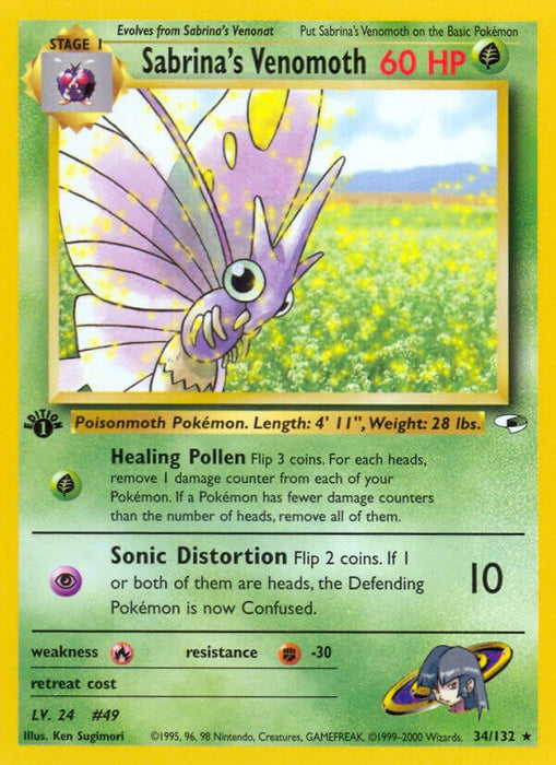 Sabrina's Venomoth [G1 - 034/132]