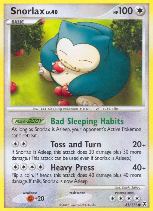 Snorlax (81) [RR - 81/111]