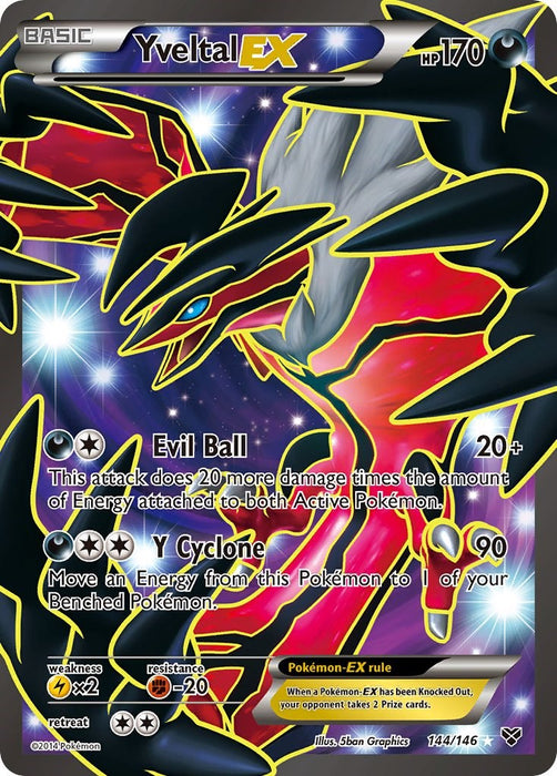 Yveltal EX (144 Full Art) [XY - 144/146]