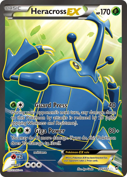 Heracross EX (105 Full Art) [FFI - 105/111]