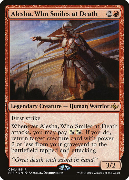 Alesha, Who Smiles at Death [FRF - 90]