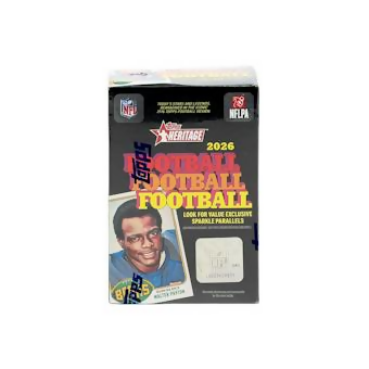 2026 Topps Heritage Football Blaster Box