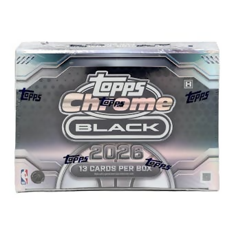 2026 Topps Chrome Black Basketball Hobby Box
