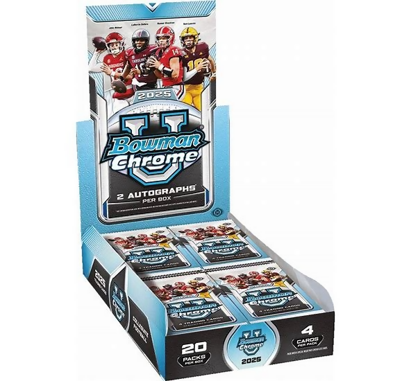 2025 Bowman University Chrome Football Hobby Box