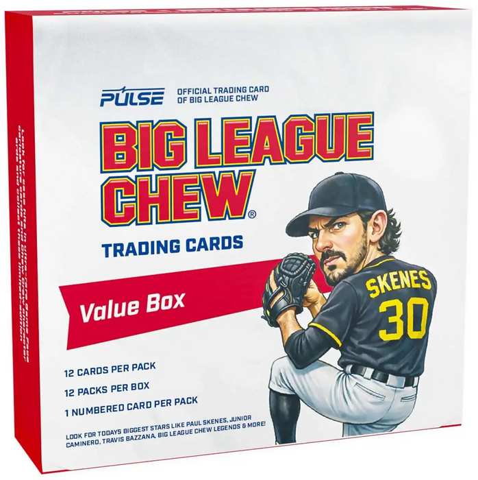 MLB Pulse 2026 Big League Chew Baseball Trading Card VALUE Box [12 Packs]