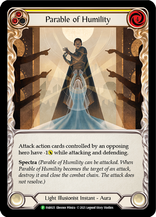Parable of Humility [FAB025] (Promo)  Cold Foil