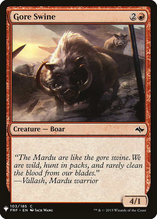 Gore Swine [Mystery Booster]