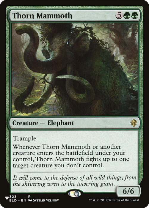 Thorn Mammoth [The List Reprints]