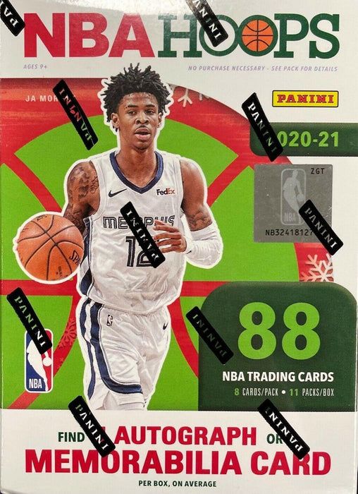 2020-21 Panini Hoops NBA Basketball Trading Cards Holiday Blaster Box