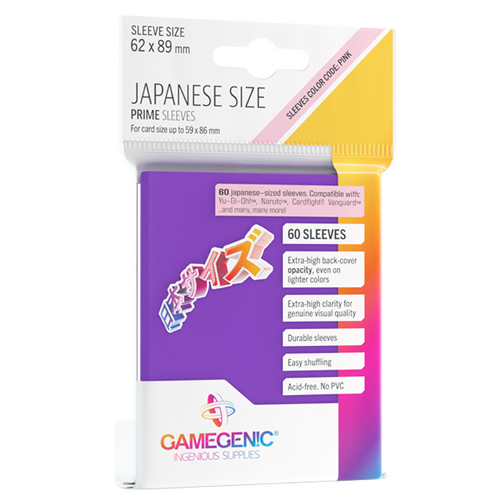 Gamegenic - Card Sleeves:  Japanese Size Purple