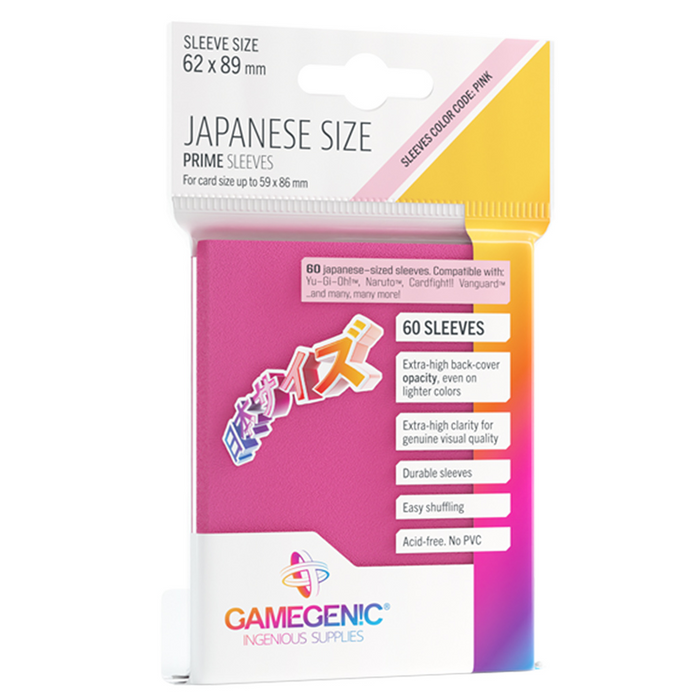 Gamegenic - Card Sleeves:  Japanese Size Pink