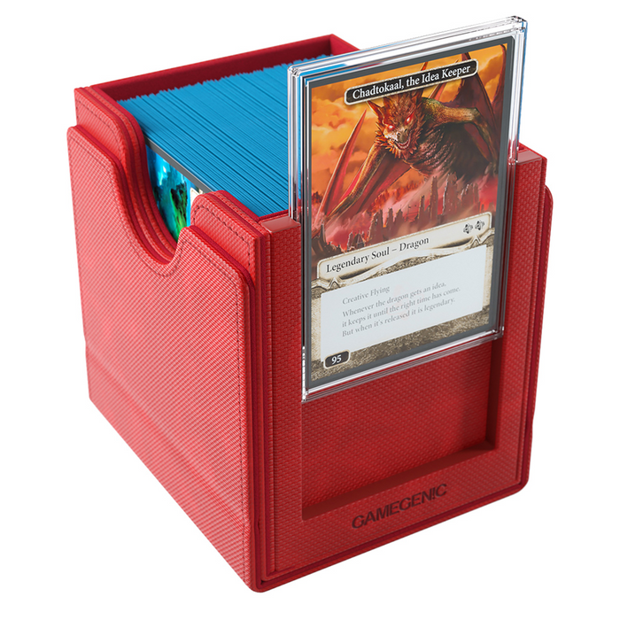 Gamegenic - Sidekick Pro 100+ XL Card Convertible Deck Box: Red