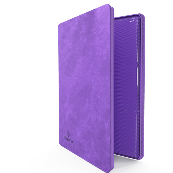 Gamegenic - Purple 18-Pocket Zip-Up Album