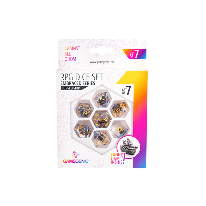 Gamegenic - Embraced Series: Cursed Ship RPG Dice Set (7pcs)