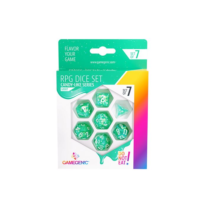 Gamegenic - Candy-Like Series: Mint RPG Dice Set (7pcs)