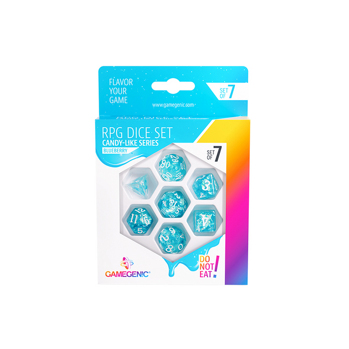 Gamegenic - Candy-Like Series: Blueberry RPG Dice Set (7pcs)