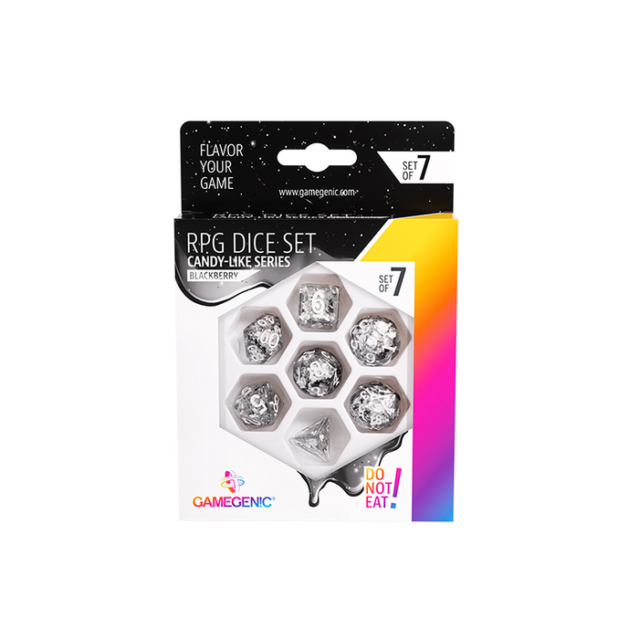Gamegenic - Candy-Like Series: Blackberry RPG Dice Set (7pcs)