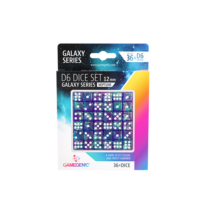 Gamegenic - Galaxy Series: Neptune D6 12 MM (36 pcs)