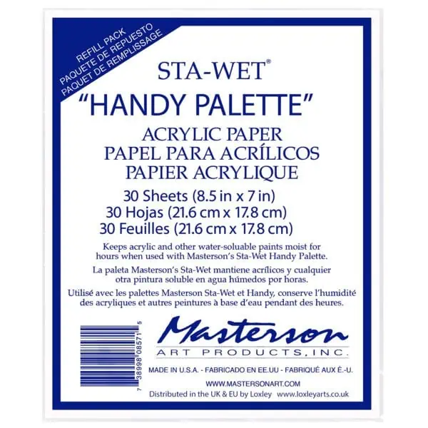 Sta-Wet Handy Palette - Acrylic Paper