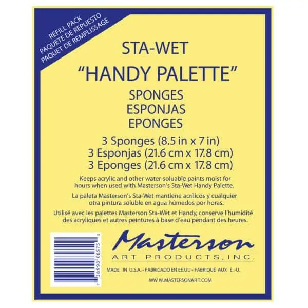 Sta-Wet Handy Palette - Sponges