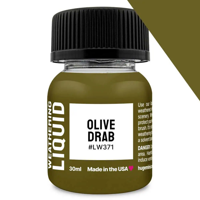 Olive Drab Weathering Liquid