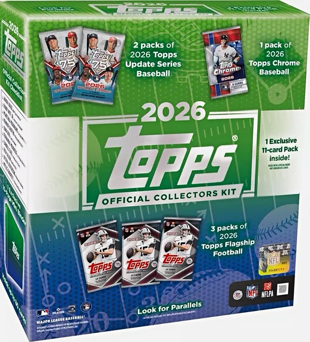 2026 Topps MLB x NFL Official Collectors Kit