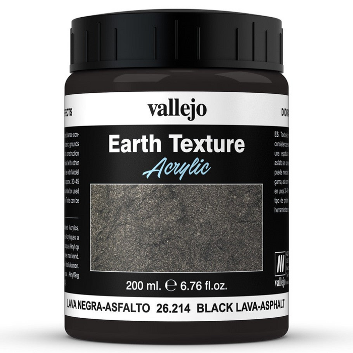 Vallejo Diorama Effects - Black Lava-Asphalt