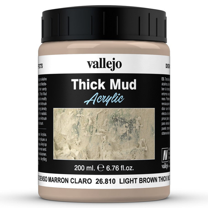 Vallejo Diorama Effects - Light Brown Thick Mud