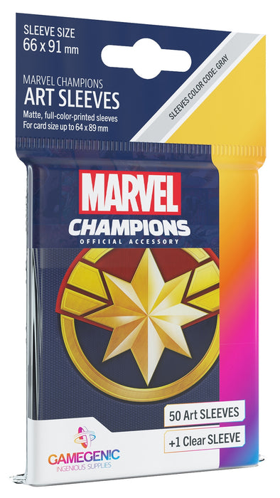 Marvel: Champions Art Sleeves - Captain Marvel