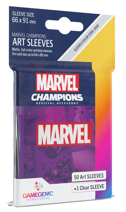 Marvel: Champions Art Sleeves - Marvel Purple
