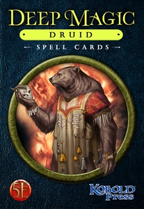 D&D 5th Edition: Deep Magic Spell Cards - Druid