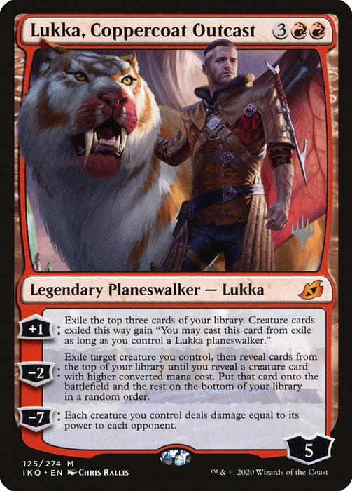 Lukka, Coppercoat Outcast (Promo Pack) [Ikoria: Lair of Behemoths Promos]