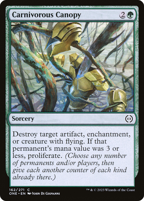 Carnivorous Canopy [Phyrexia: All Will Be One]