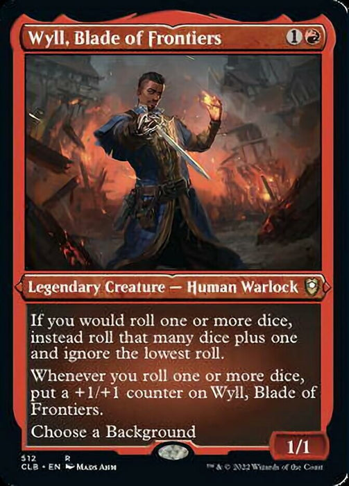 Wyll, Blade of Frontiers (Foil Etched) [Commander Legends: Battle for Baldur's Gate]