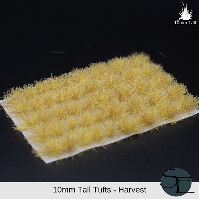 Shadow's Edge Tufts - 10mm XL Self-Adhesive Tufts: Harvest