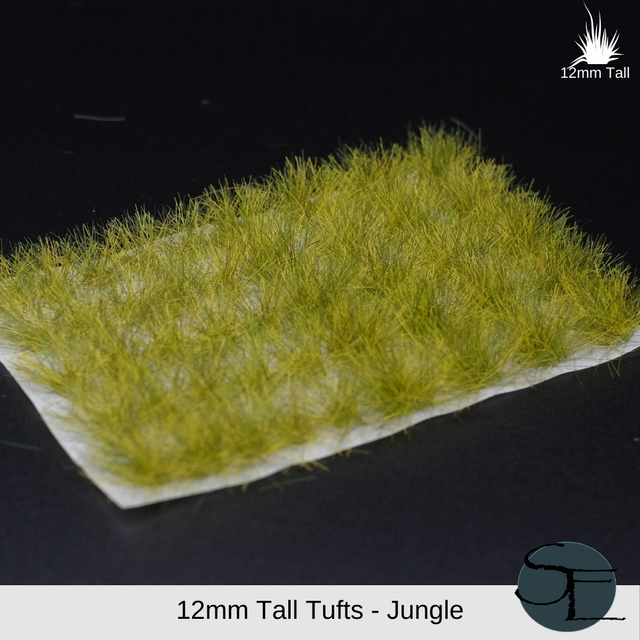 Shadow's Edge Tufts - 12mm XL Self-Adhesive Tufts: Jungle