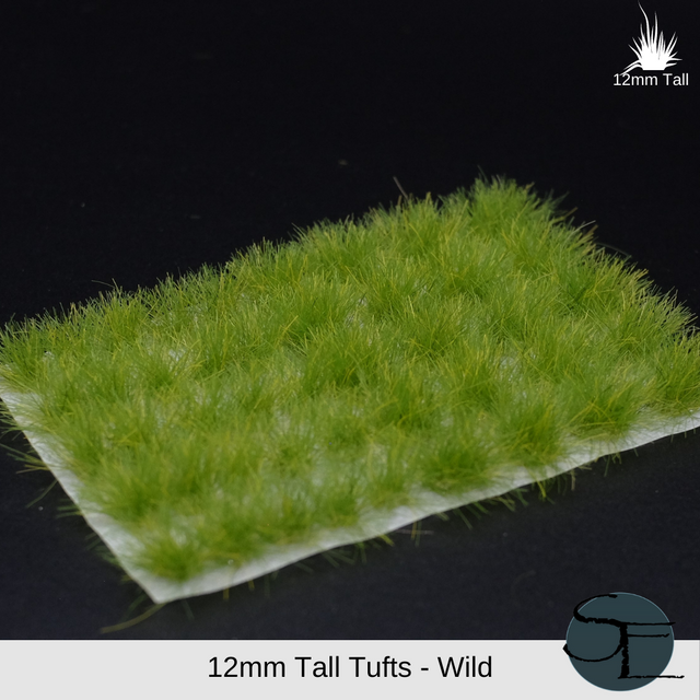 Shadow's Edge Tufts - 12mm XL Self-Adhesive Tufts: Wild