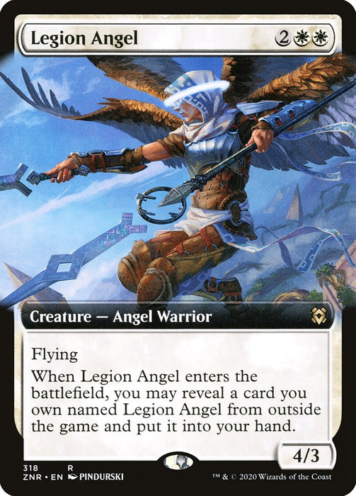 Legion Angel (Extended) [Zendikar Rising]