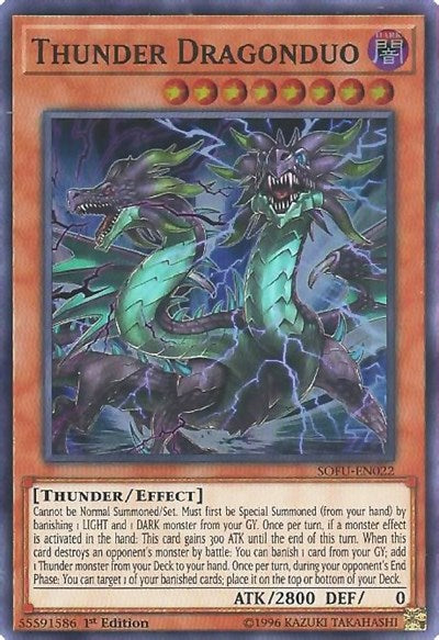 Thunder Dragonduo [SOFU-EN022] Super Rare