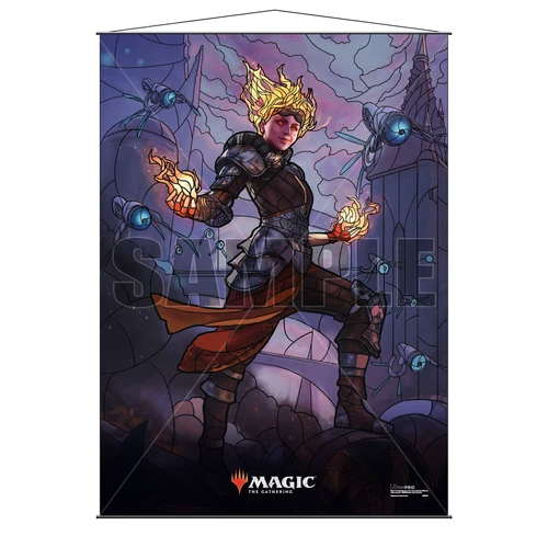 Magic the Gathering - Chandra, Fire Artisan Stained Glass Wall Scroll