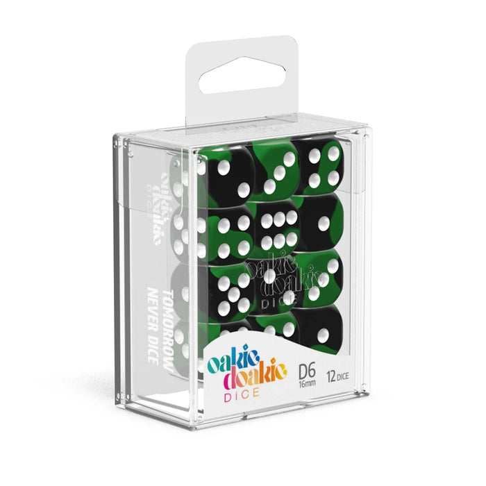 Oakie Doakie - 16mm - 12ct. D6 Glow in the Dark: Biohazard